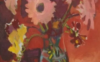 Урок рисования акрилом: цветы