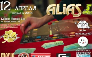 Субботняя игротека в ​Клевер Temple Bar: «Алиас — скажи иначе»