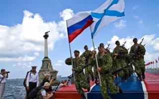 Военно-морской парад в Севастополе 9 мая 2015