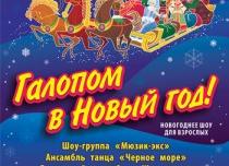 Новогоднее шоу «Галопом в Новый год» в СЦКиИ – декабрь 2013