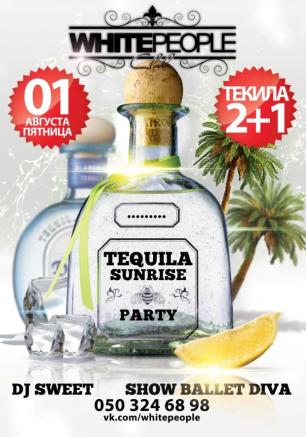 Вечеринка «Tequila Sunrise Party» в ночном клубе White People 1 августа 2014