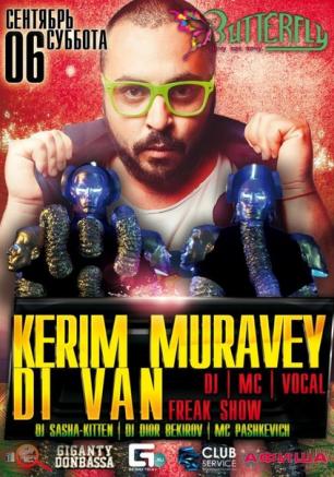 DJ Kerim Muravey в ночном клубе Butterfly 6 сентября 2014