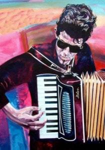 Карен Арутюнян (аккордеон) в «Аквамарине»