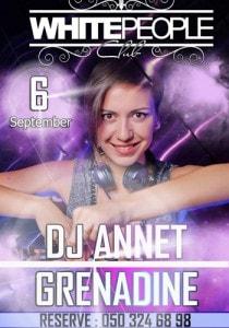 DJ ANNET GRENADINE 06 сентября 2013 в White People
