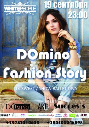 DOmino Fashion Story в ночном клубе White People 19 сентября 2014