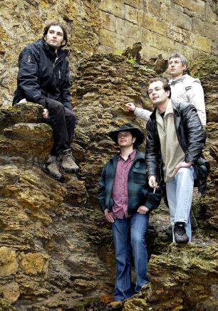 Сэм Росовский и ритм-секция группы «Эос» в арт-кафе «Лумумба»