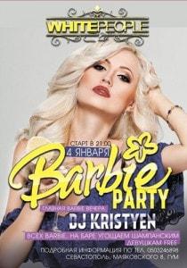 Вечеринка «Barbie party» с Dj Kristyen в клубе White People – 4 января 2014