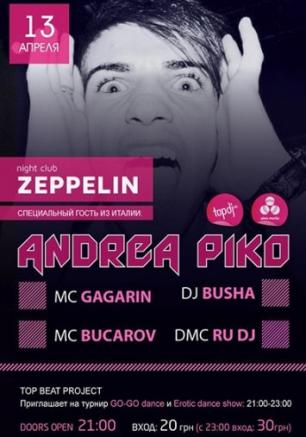 Гость из Италии ANDREA PIKO в ночном клубе Zeppelin