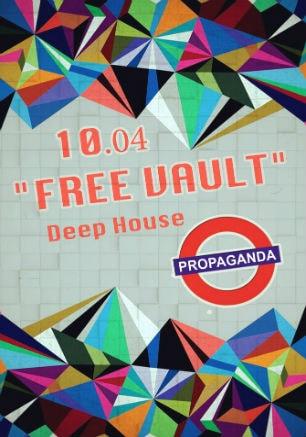 Вечеринка «Free vault» в арт-баре Propaganda
