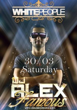 Dj Alex Famous в ночном клубе White People