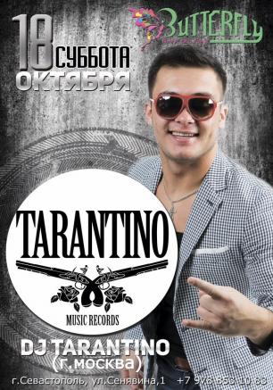DJ Tarantino в ночном клубе Butterfly 18 октября 2014