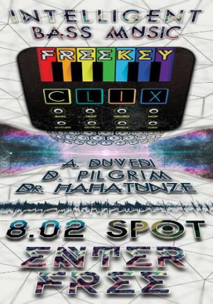 FREEkey CLIX в баре Spot 8 февраля 2014