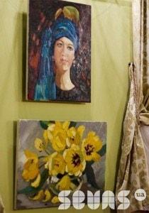 Выставка Анны и Алексея Кушнир в театре Луначарского ноябрь - декабрь 2013