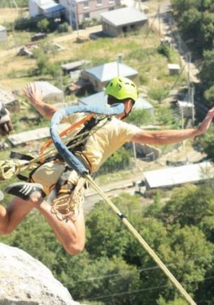 Открытая тренировка по роупджампингу