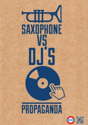 Saxophone VS DJ's в арт-баре Propaganda 5 апреля 2014
