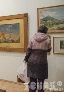 Выставка художницы Татьяны Красной в Севастопольском филиале университета имени Плеханова. Открытие