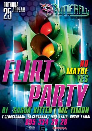 Вечеринка «Flirt Party» в ночном клубе Butterfly