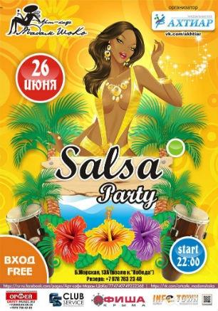 Salsa party в арт-кафе «Мадам Шоко» 