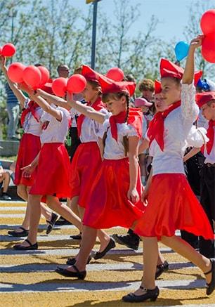 Парад-шествие Союза детских организаций