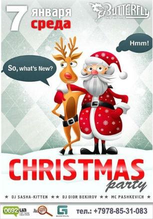 Вечеринка «Christmas Party» в клубе Butterfly 7 января 2015