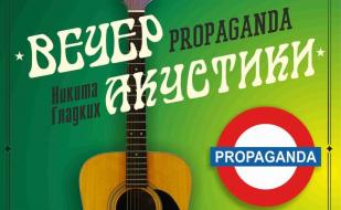 Вечер акустики в Street art bar Propaganda 