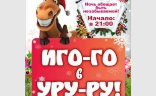 Новогодняя вечеринка «Иго-Го в Уру-Ру!» 31 декабря 2013