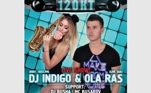 DJ INDIGO & OLA RAS в ночном клубе Zeppelin