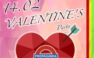Вечеринка «Valentine's Party» в арт-баре Propaganda 