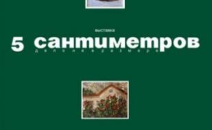 Выставка "5 сантиметров". Открытие