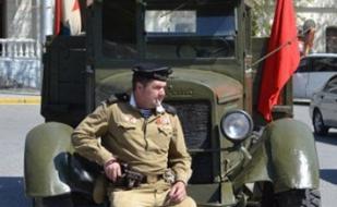 Выставка ретро-техники времен Великой Отечественной войны