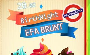 Вечеринка «BirthNight EFA» в арт-баре Propaganda 