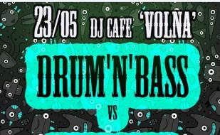 Drum and Bass вечеринка в dj cafe VOLNA 23 мая 2014