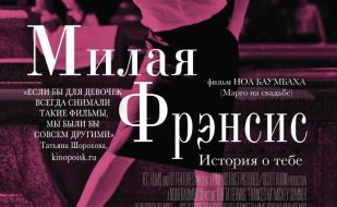 «Милая Фрэнсис». Просмотр фильма в киноклубе «КиноВарь» ​20 февраля 2014
