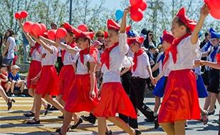 Парад-шествие Союза детских организаций