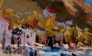 Выставка художника Александра Ольхова. Открытие