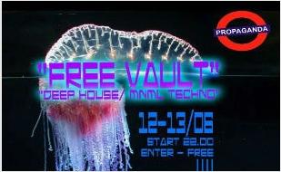 Вечеринка «Free vault» в арт-баре Propaganda 