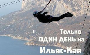 SkyLine: прыжки с верёвкой на Ильяс-Кая 14 декабря 2014