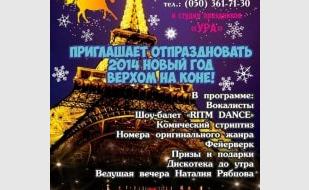 Новогодняя ночь с шоу-программой «Верхом на коне» в арт-ресторане Paris 31 декабря 2013