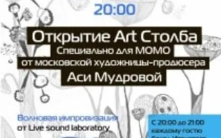 Открытие «Арт Столба» Аси Мудровой в «МОМО»