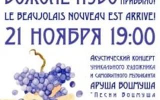 Праздник молодого французского вина в Café bar МоМо с Арушем Воцмушем
