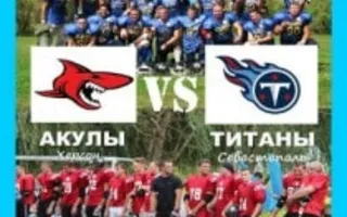 Американский футбол. Матч «Титаны» (Севастополь) — «Акулы» (Херсон) 30 ноября 2013