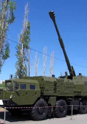 Показ техники и вооружения Береговых войск ЧФ