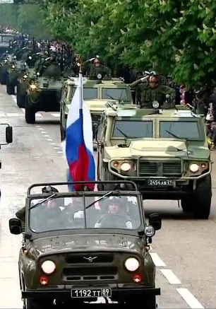 Репетиция военного парада ко дню Победы ​4 мая 2015