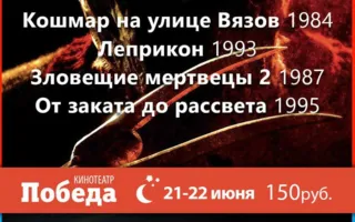 Ночь ужасов в кинотеатре «Победа» 21 июня 2014