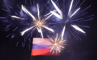 Праздничный салют, посвящённый Дню Военно-Морского флота России