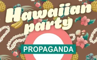 Hawaiian party в Street art bar Propaganda 4 октября 2014