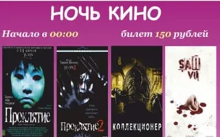 «Ночь ужасов и анимации» в кинотеатре Победа – 4 октября 2014