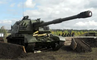 Показ техники и вооружения Береговых войск ЧФ