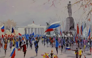Выставка Олега Танцюры​ «Севастопольская весна» в театре Луначарского