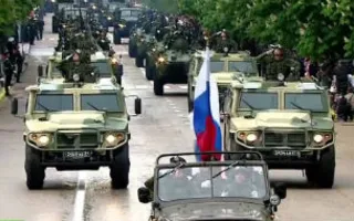 Репетиция военного парада ко дню Победы ​4 мая 2015